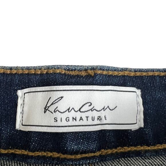 KanCan Signature Dark Wash Distressed Ultra High Rise Ankle‎ Skinny Jeans 26 - Picture 7 of 8
